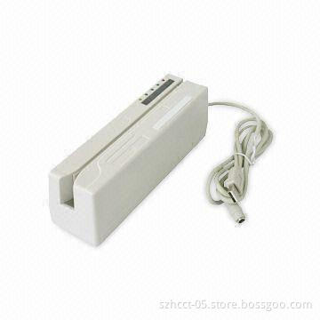 Magnetic Strip Reader/Writer with Manual Swipe and 12V DC/800mA Power Input